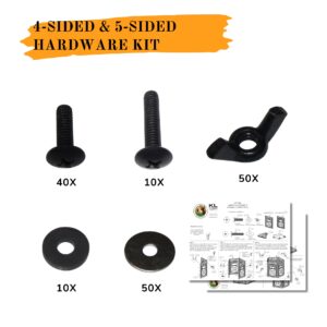 content of the hardware kit, outlined in the product description